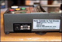 Master Controller For Train Simulatorの背面